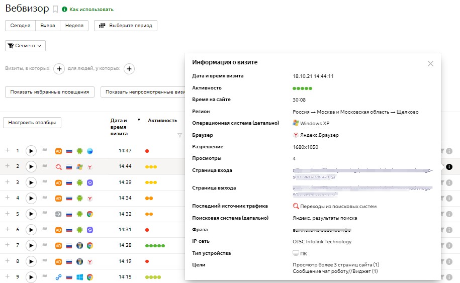 интерфейс вебвизора интерфейс вебвизора