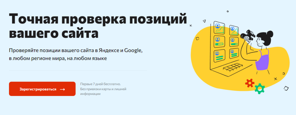 Проверка позиций сайта